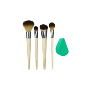 ECOTOOLS Airbrush Complexion Kit - Set de 4 brochas + esponja^ Mantas/kit Pinceles