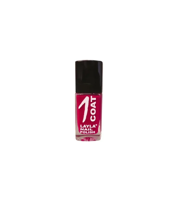 LAYLA COSMETICS 1 COAT NAIL POLISH N.10^ Top Coat