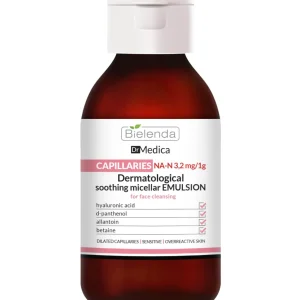 BIELENDA DR MEDICA CAPILLARY SKIN DERMATOLOGIC ANTI-REDNESS FACE CLEANSER 250 ML^ Limpiadores Faciales