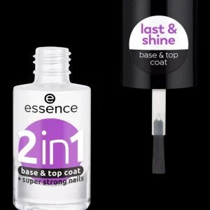 ESSENCE COSMETICS Ess. Base & top coat 2 en 1^ Base Coat | Top Coat