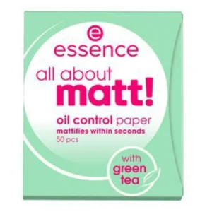 ESSENCE COSMETICS ess. all about matt! Papeles matificantes^ Papel Matificante