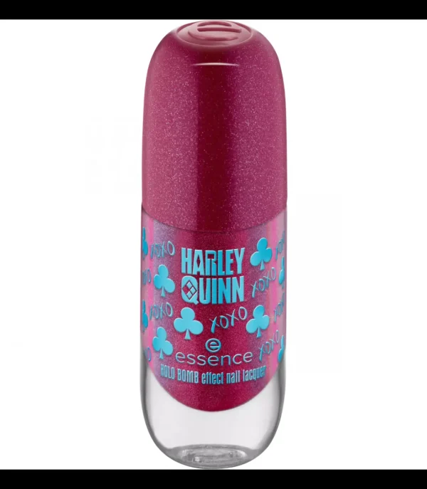 ESSENCE COSMETICS ess. Esmalte de uñas Holo Bomb Harley Quinn 01^ Esmaltes