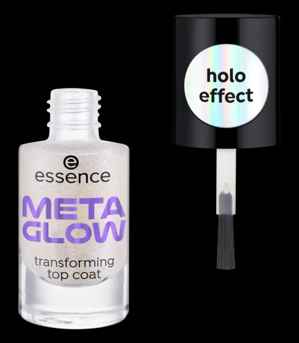 ESSENCE COSMETICS Ess. Top coat meta glow^ Top Coat