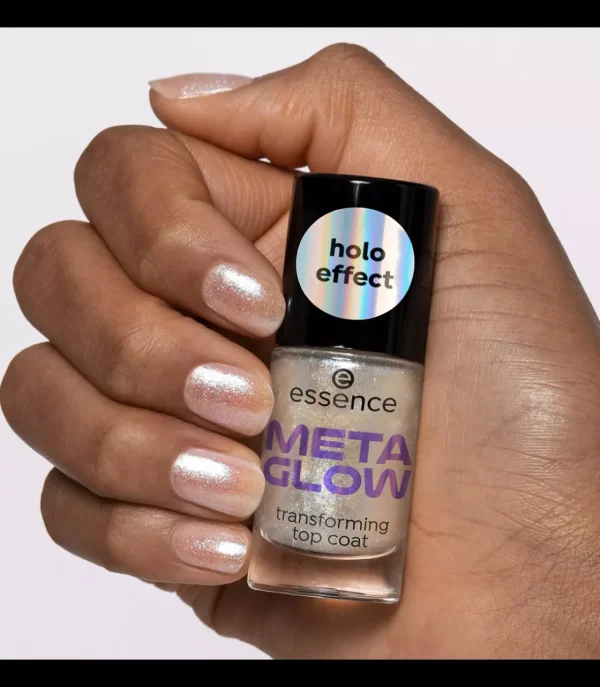 ESSENCE COSMETICS Ess. Top coat meta glow^ Top Coat