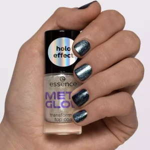 ESSENCE COSMETICS Ess. Top coat meta glow^ Top Coat