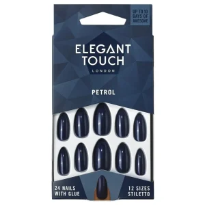 ELEGANT TOUCH ET Colour Nails - Petrol^ Uñas Artificiales