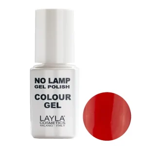 LAYLA COSMETICS GEL POLISH NO LAMP LIVE RED^ Polvos Fijadores/matificantes