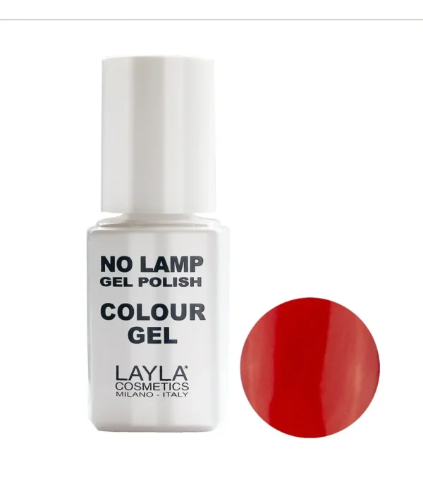 LAYLA COSMETICS GEL POLISH NO LAMP LIVE RED^ Polvos Fijadores/matificantes