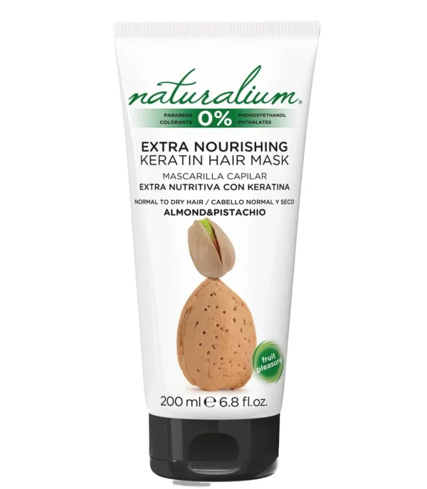 NATURALIUM HAIR MASK - ALMOND & PISTACHO -^ Cabello