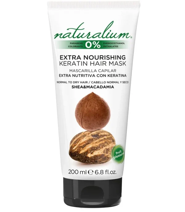 NATURALIUM HAIR MASK - SHEA & MACADAMIA -^ Cabello