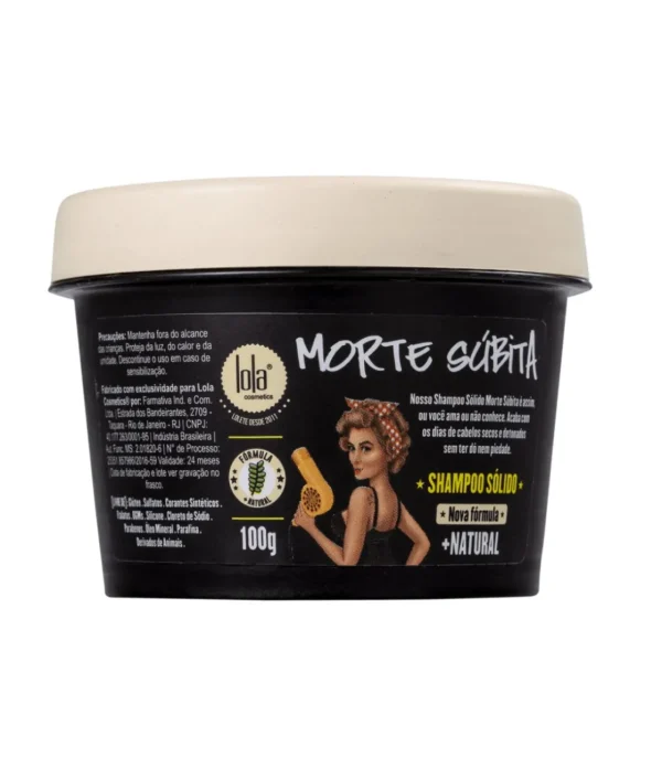 LOLA COSMETICS - MORTE SÚBITA - SHAMPOO SÓLIDO 100G^ Cabello