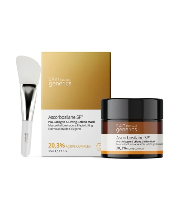 SKIN GENERICS Mascarilla Iluminadora Efecto Lifting Estimuladora de Colágeno - SKG^ Rostro | Mascarilla Facial