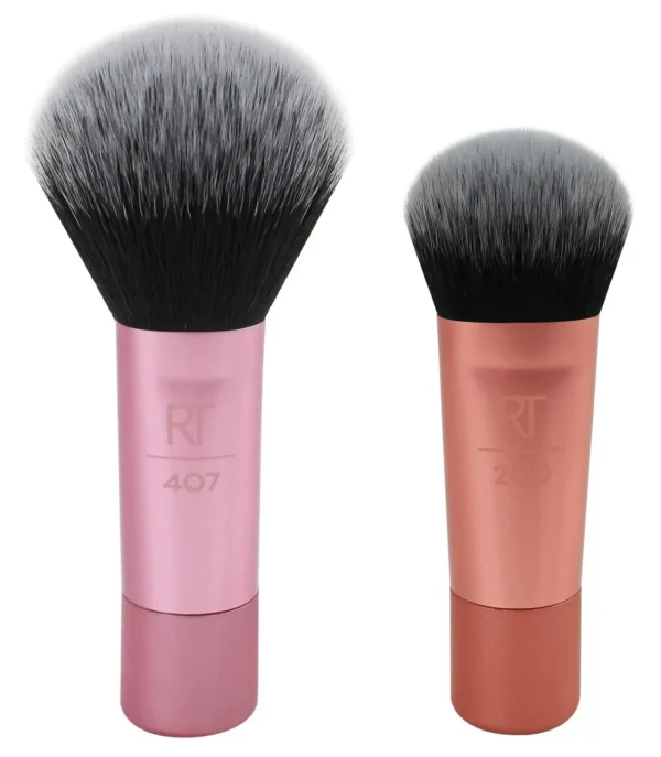 REAL TECHNIQUES Mini Brush Duo - Set 2 mini brochas^ Mantas/kit Pinceles