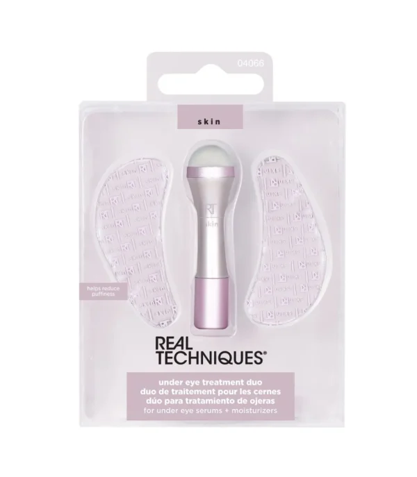 REAL TECHNIQUES Mini Under Eye Reviver - SKINCARE: Roll-on para ojos formato mini^ Mantas/kit Pinceles