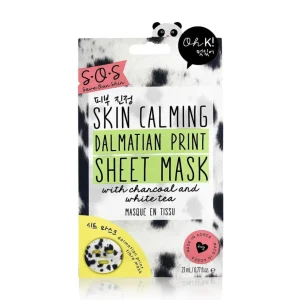 OH K! SOS Printed Dalmatian Print Sheet Mask^ Limpiadores Faciales