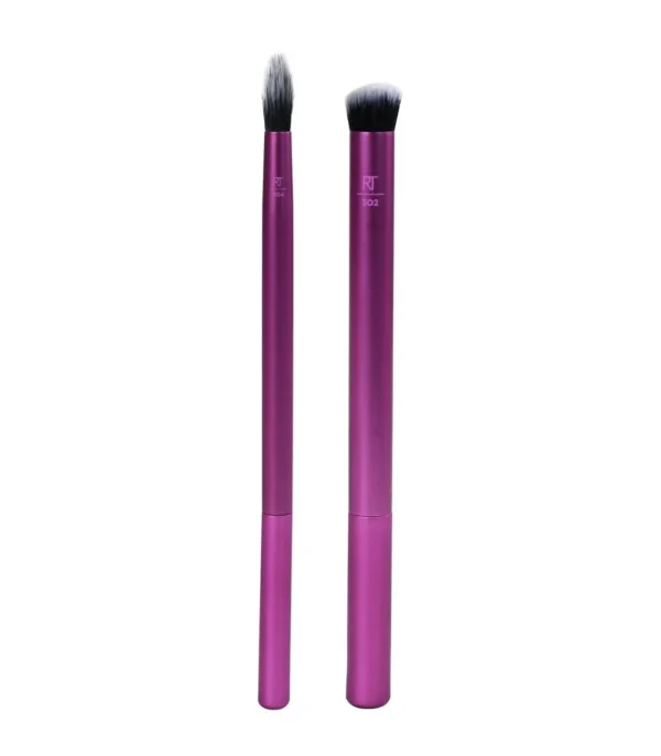 REAL TECHNIQUES Perfect Crease Duo - duo pinceles sombra ojos^ Mantas/kit Pinceles