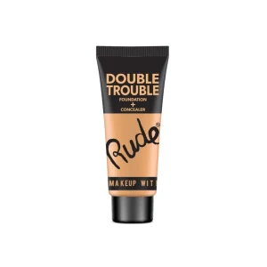 RUDE - DOUBLE TROUBLE Foundation + Concealer - Linen^ Maquillaje Fluido