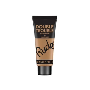 RUDE - DOUBLE TROUBLE Foundation + Concealer - Fair^ Maquillaje Fluido