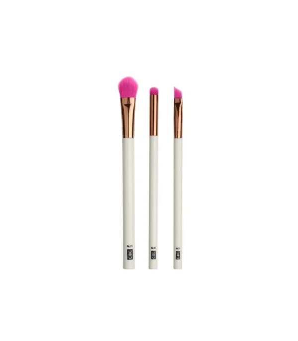 URBAN BEAUTY UNITED Smokey Eye Brush Set - Kit de 3 pinceles para ojos UBU^ Mantas/kit Pinceles