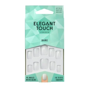 ELEGANT TOUCH Totally Bare - Square 001^ Uñas Artificiales