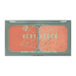 W7 COSMETICS W7 Very Vegan Blusher Duo - Plumeria^ Colorete