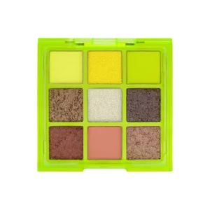 W7 COSMETICS W7 Vivid Pressed Pigment Palette - Glowin Green^ Paleta Sombra De Ojos